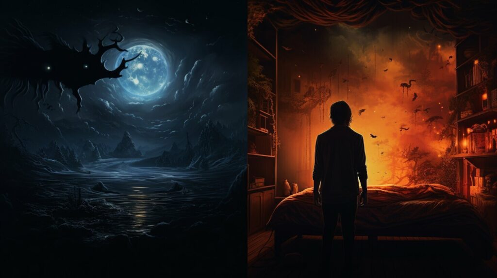 differences between lucid dreams and sleep paralysis