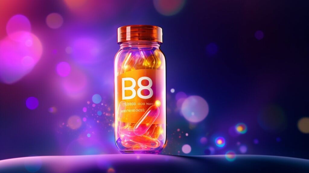 vitamin B6 supplement bottle